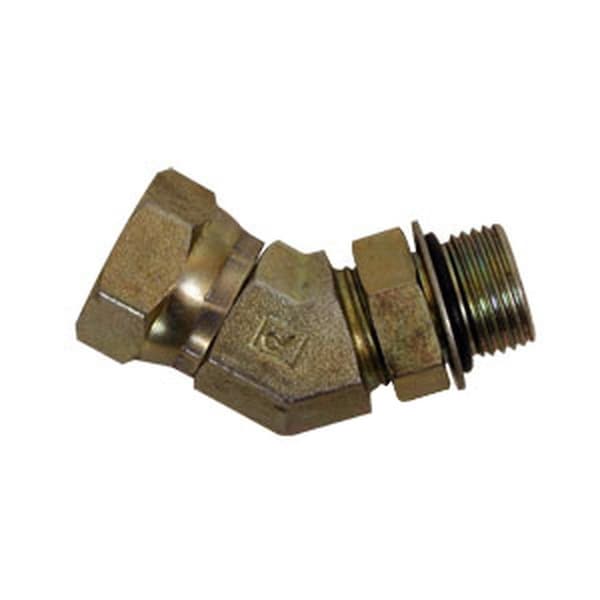 Aftermarket 45-1/2 Female NPT Swivel X Male ORB Adapter, 2PK A-43B30-AI - main